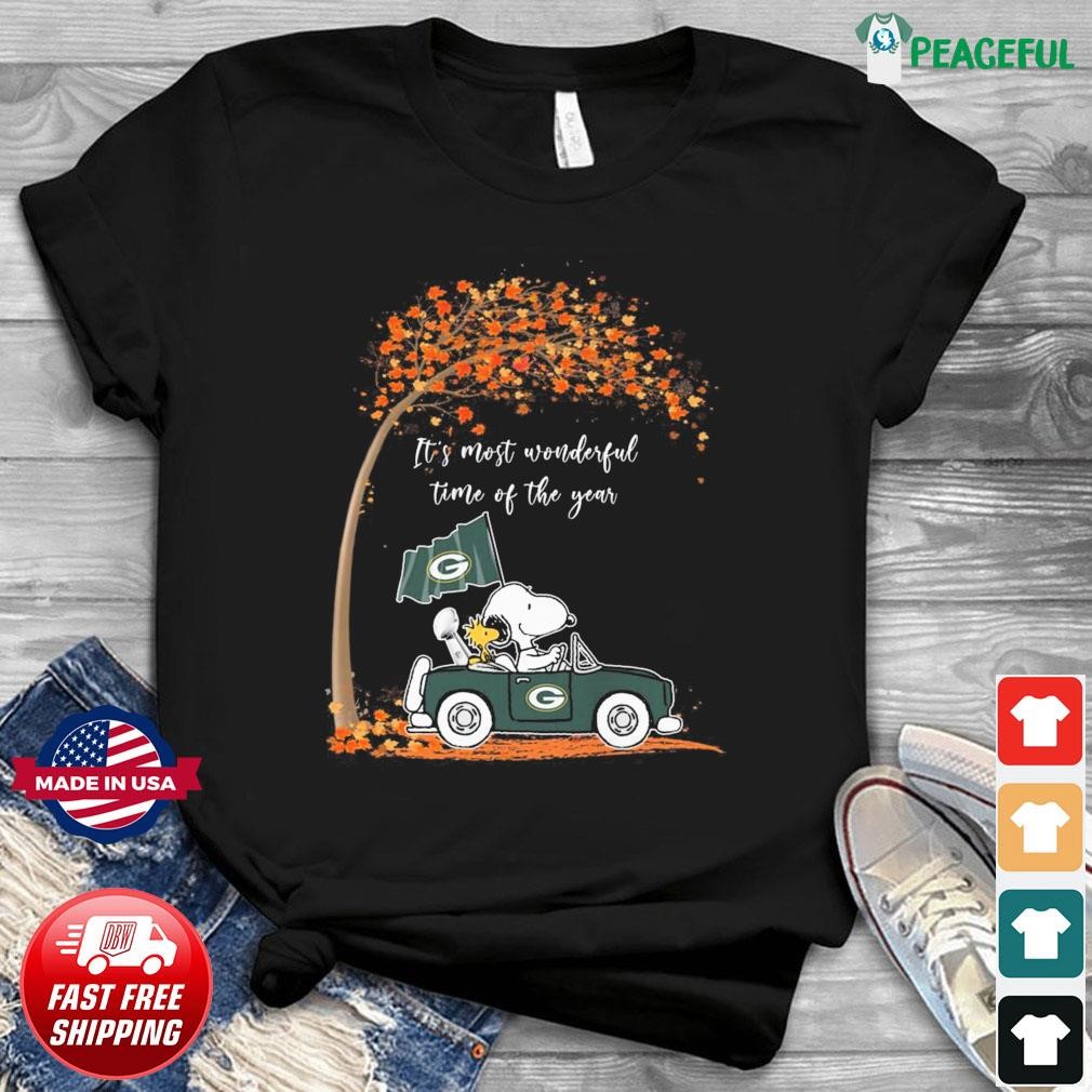 Green Bay Packers In The Most Wonderful Time Of The Year shirt, hoodie,  sweater, long sleeve and tank top