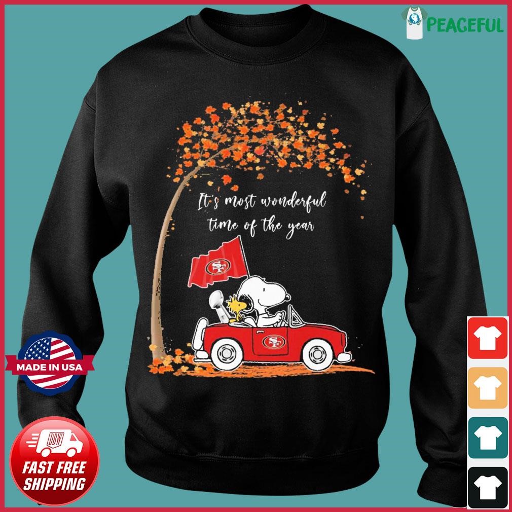 Snoopy The Peanuts San Francisco 49ers Christmas sweater, hoodie, sweater,  long sleeve and tank top