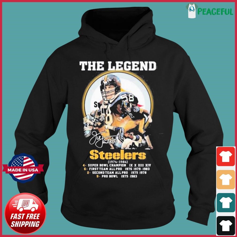 Jack Lambert The Legends Pittsburgh Steelers 1974-1984 Signature T-shirt,Sweater,  Hoodie, And Long Sleeved, Ladies, Tank Top