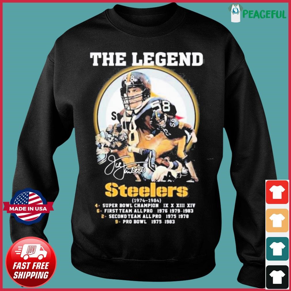 Jack Lambert  Pittsburgh steelers clothes, Pittsburgh steelers, Pittsburgh  steelers merchandise