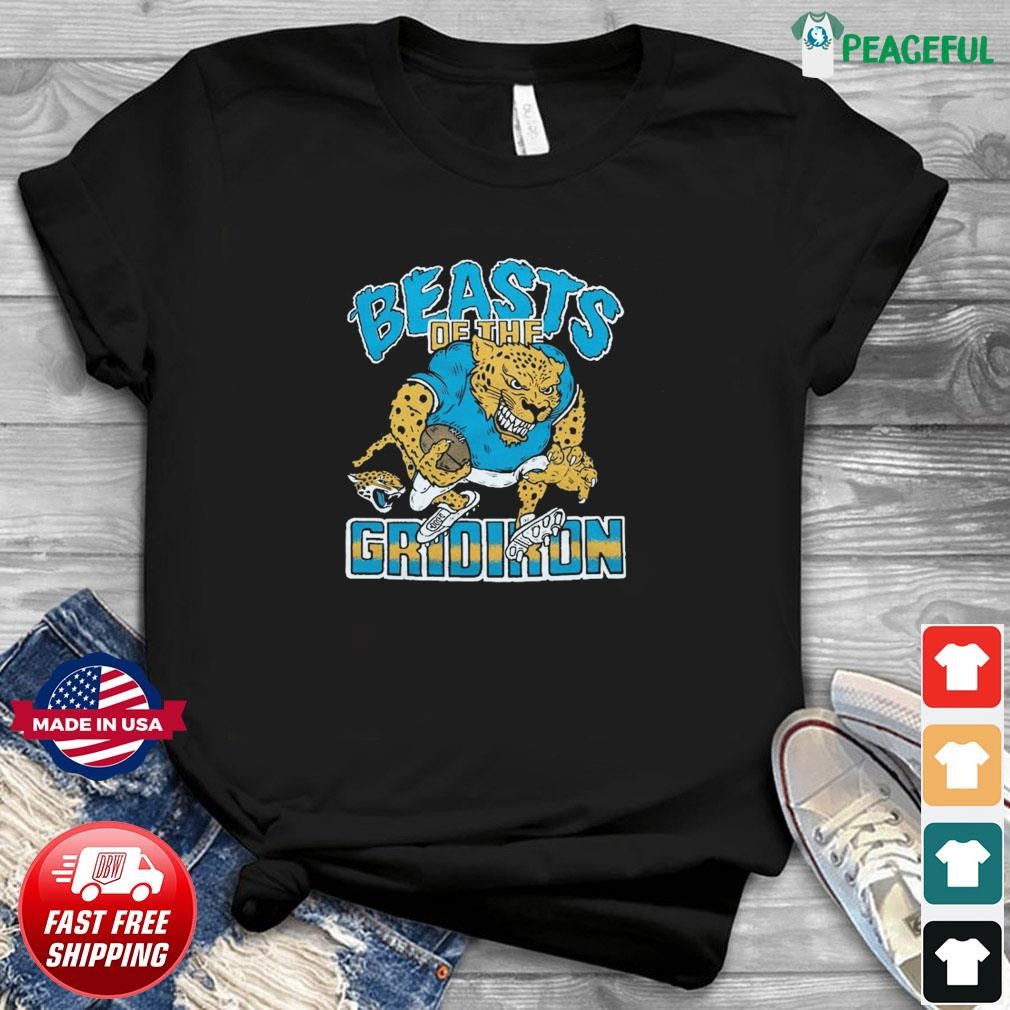 Jacksonville Jaguars Beasts Of The Gridiron Shirt Sweatshirt Hoodie