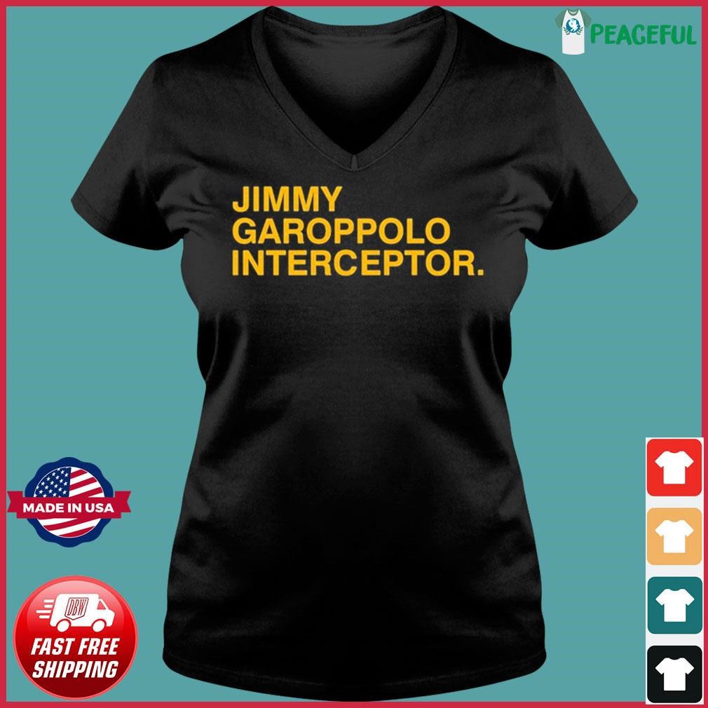 Jimmy garoppolo interceptor shirt - Limotees