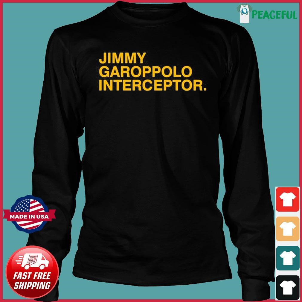 Jimmy Garoppolo Interceptor Shirt, hoodie, sweater, long sleeve and tank top