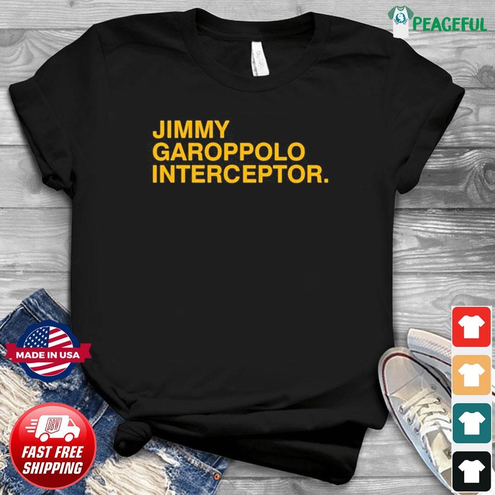 Official jimmy garoppolo interceptor shirt, hoodie, sweatshirt for men and  women