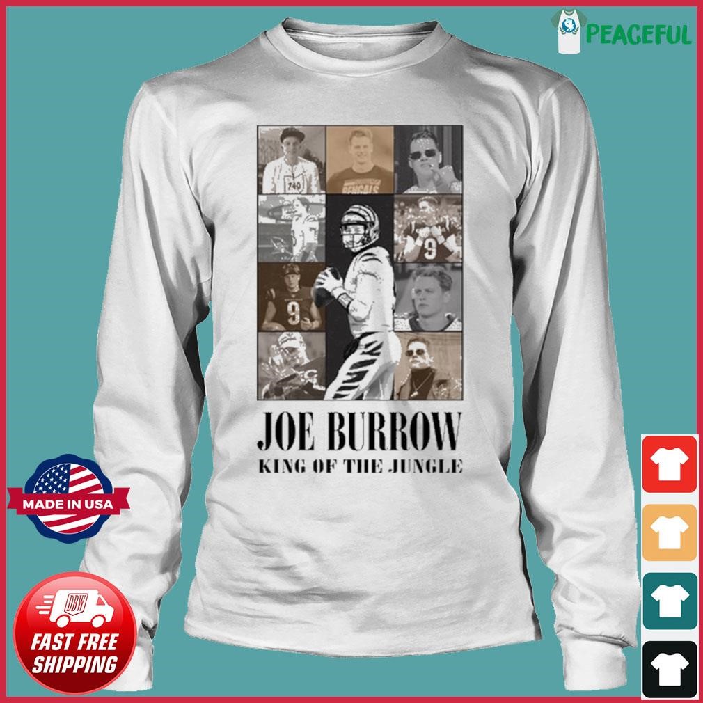 Joe Burrow king of the jungle shirt, hoodie, sweater, long sleeve and tank  top