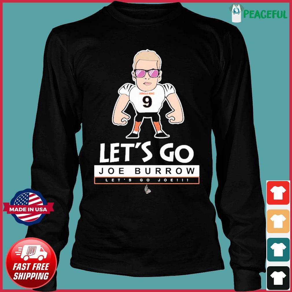 Official Let's Go Joe Burrow T-Shirt, hoodie, sweater, long sleeve