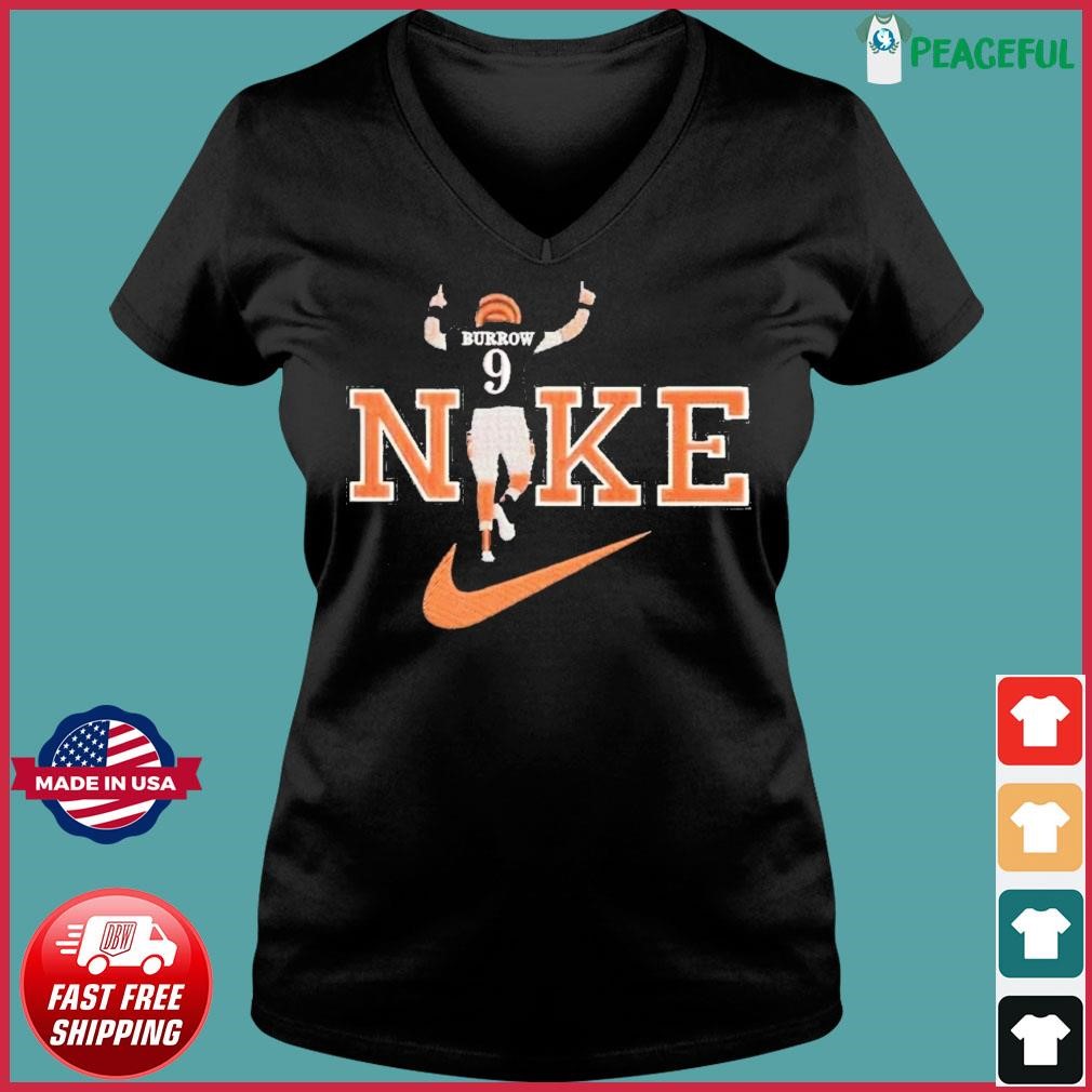 Joe Burrow Nike Shirt Cincinnati Bengals Gift - Happy Place for