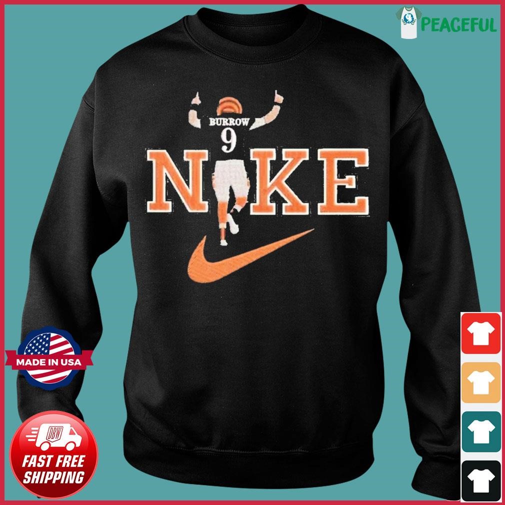 Joe Burrow Nike Cincinnati Bengals Shirt, hoodie, sweater, long sleeve and  tank top