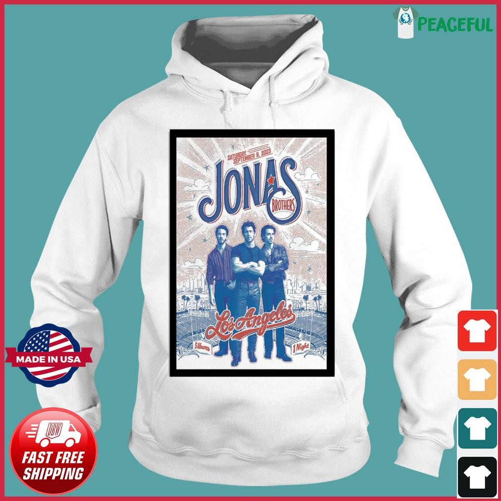 Jonas Brothers Los Angeles Dodger Stadium Sept 9, 2023 poster shirt,  hoodie, sweater, long sleeve and tank top