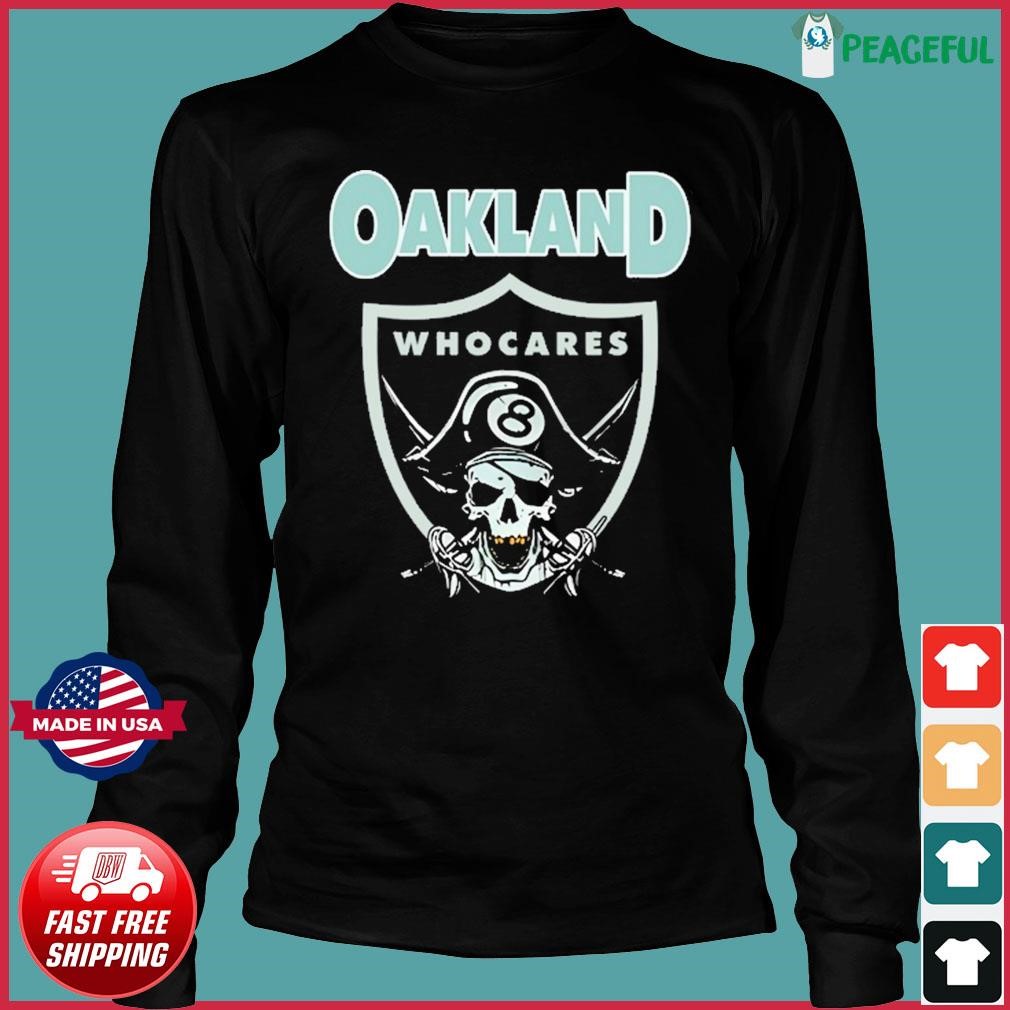 Official josh Jacobs Oakland Who Cares 8 Raiders Shirt - Limotees