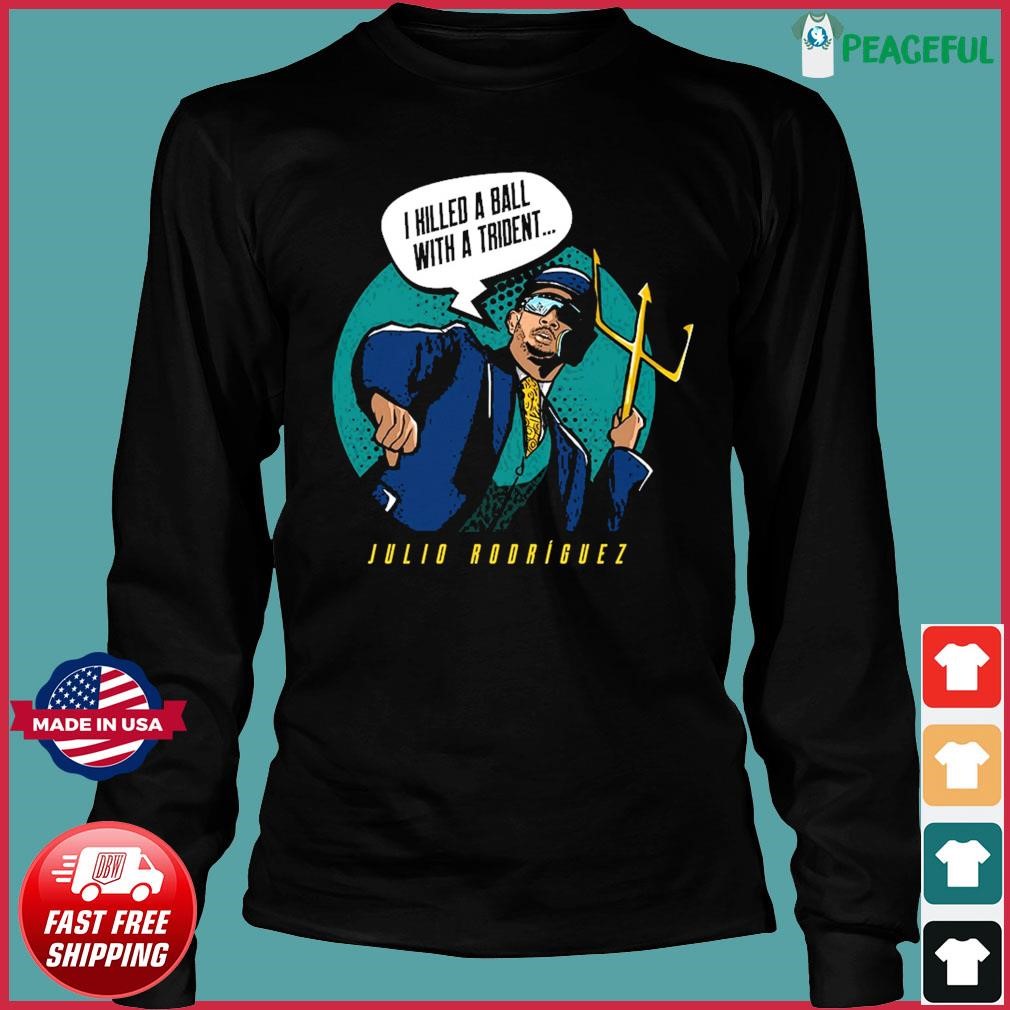 Official Julio Rodriguez Trident Shirt, hoodie, sweater, long sleeve and  tank top