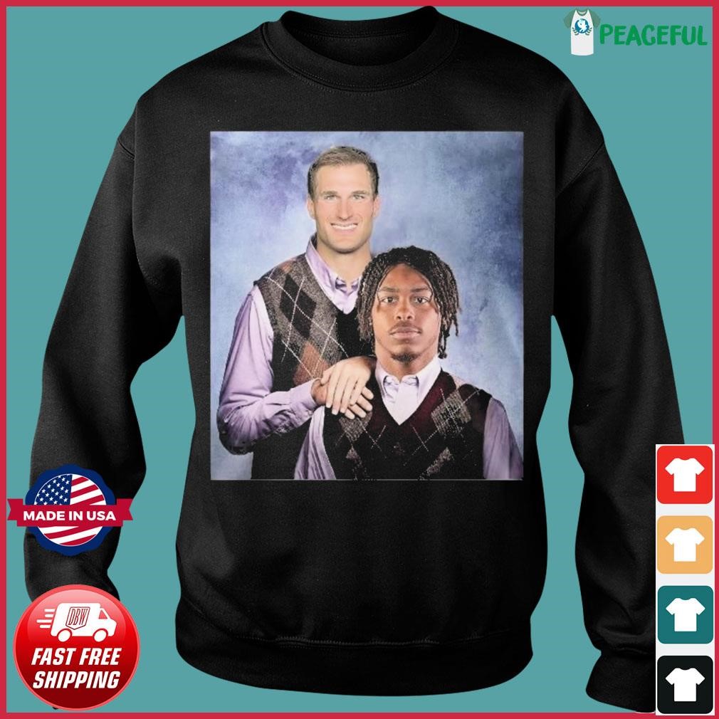 Justin Jefferson Kirk Cousins Minnesota Vikings Step Brothers shirt,  hoodie, sweater, long sleeve and tank top