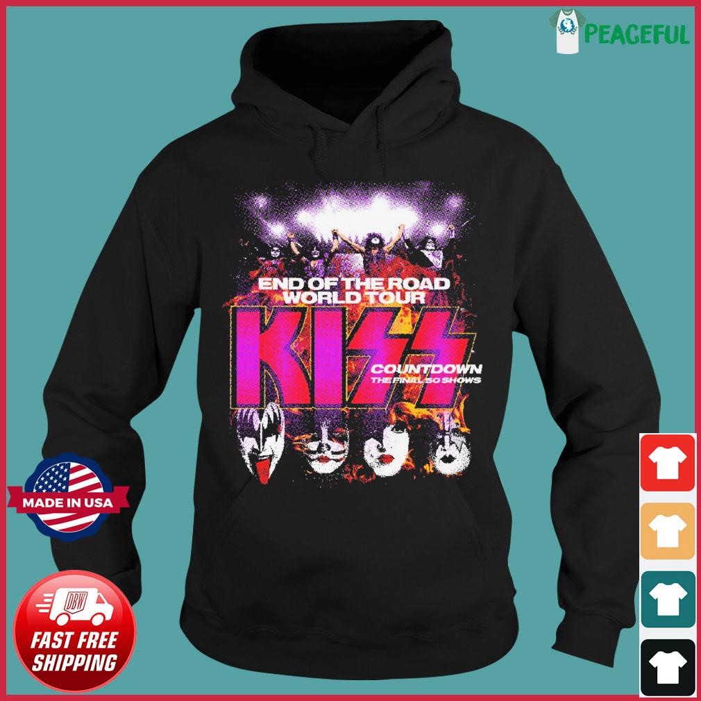 Kiss 2023 Eotr Countdown Shirt, Custom prints store