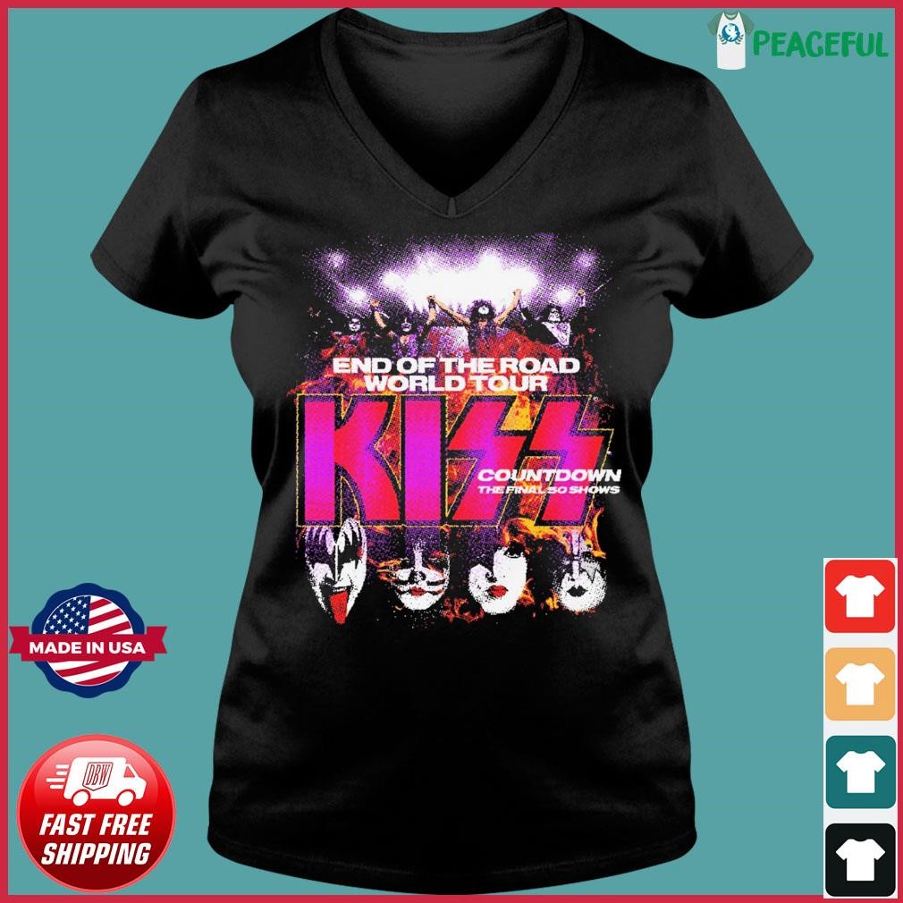 Kiss 2023 Eotr Countdown Shirt, Custom prints store