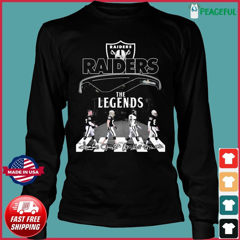 The Las Vegas Raiders Abbey road Signatures 2023 Shirt, hoodie