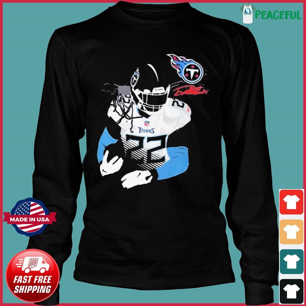 Licensed Gear Nfl Tennessee Titans Derrick Henry Navy Player T-Shirt,  hoodie, sweater, long sleeve and tank top