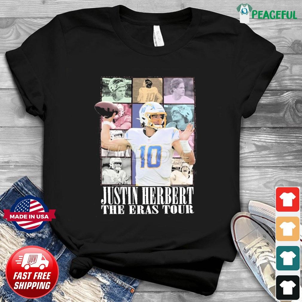 Justin Herbert 10 for Los Angeles Chargers T-Shirt
