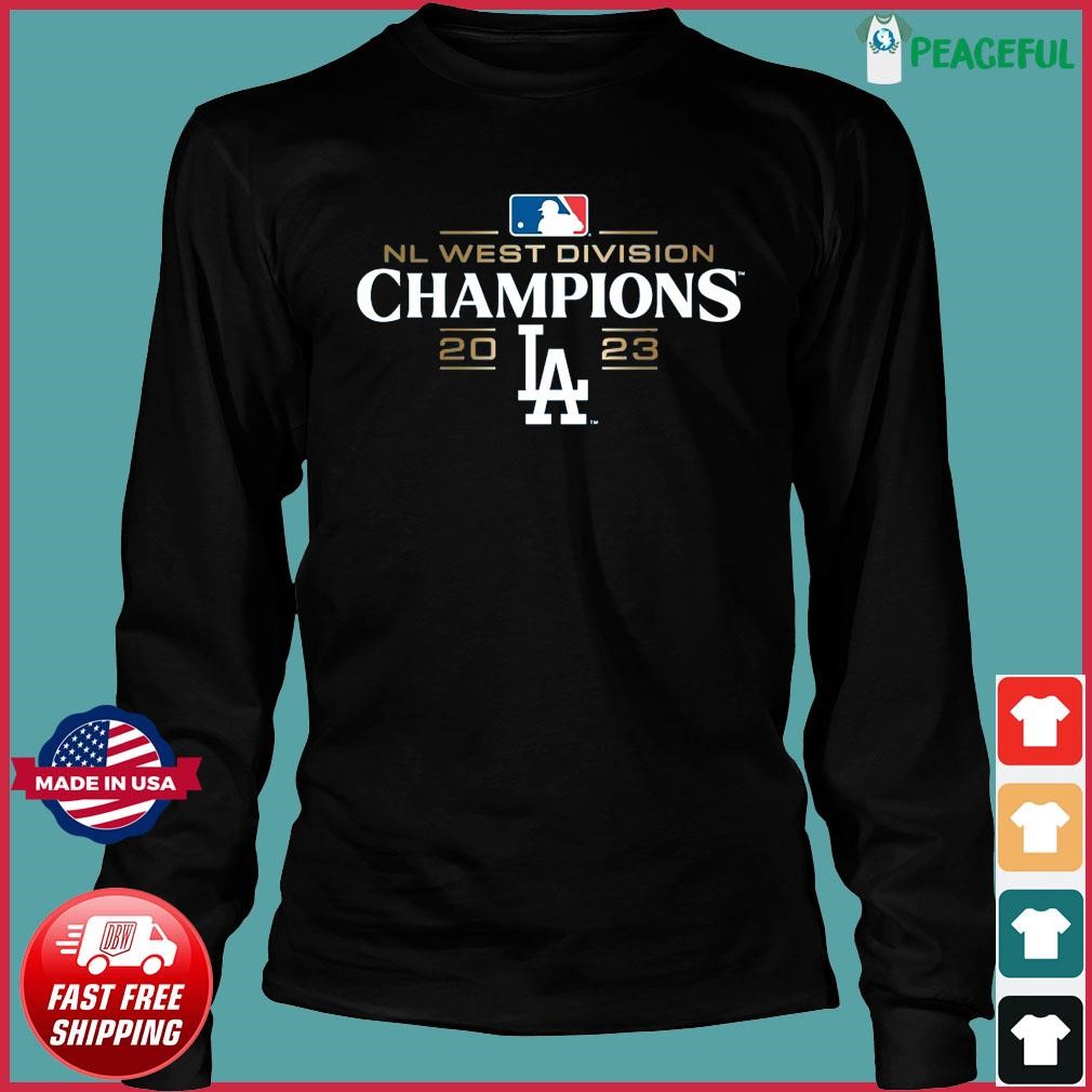 Los Angeles Dodgers Nike 2023 Nl West Division Champions Shirt, hoodie,  longsleeve, sweatshirt, v-neck tee