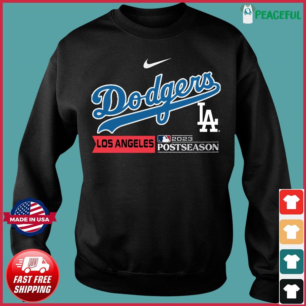 Los Angeles Dodgers Nike 2023 Postseason Shirt - Peanutstee