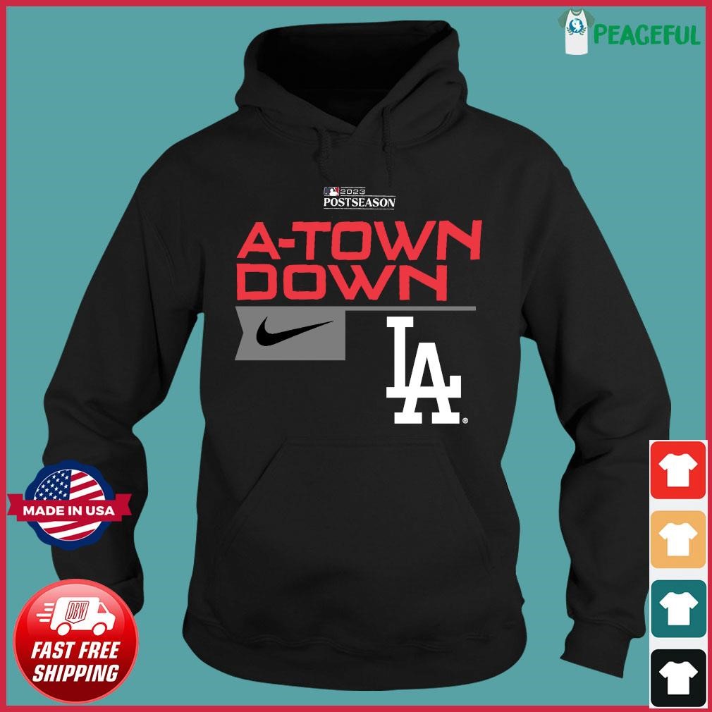 Official Los angeles Dodgers nike atown down postseason 2023 logo design t- shirt, hoodie, sweater, long sleeve and tank top
