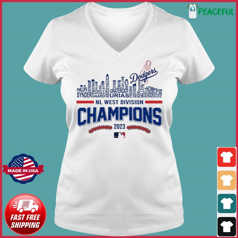Original Los Angeles Dodgers Baseball 2023 NL West Division Champions shirt,  hoodie, sweater, long sleeve and tank top