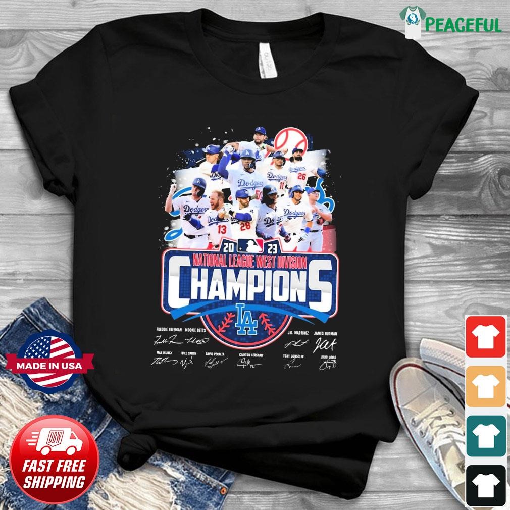 Nl West Division Champions La Dodgers 2023 T-shirt,Sweater, Hoodie