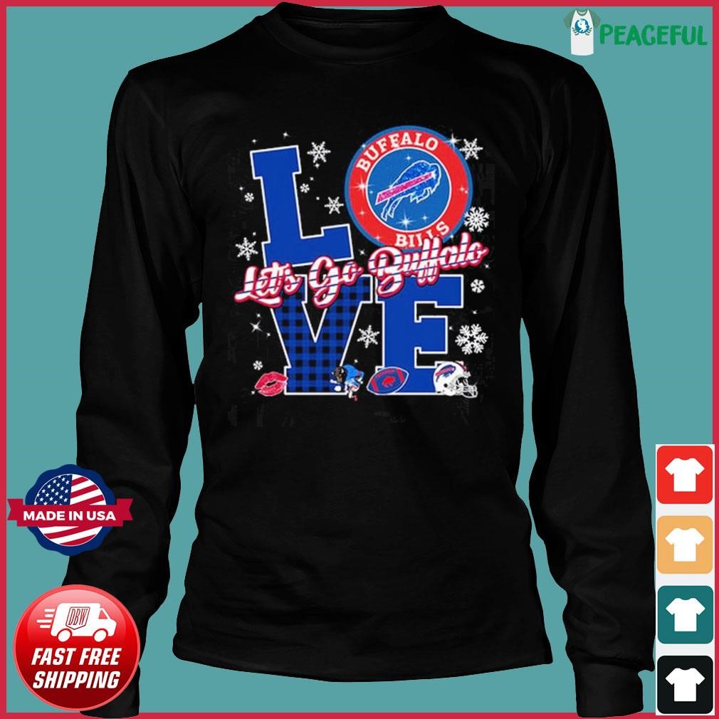 Love Let's Go Buffalo Bills Christmas Shirt, hoodie, sweater, long sleeve  and tank top