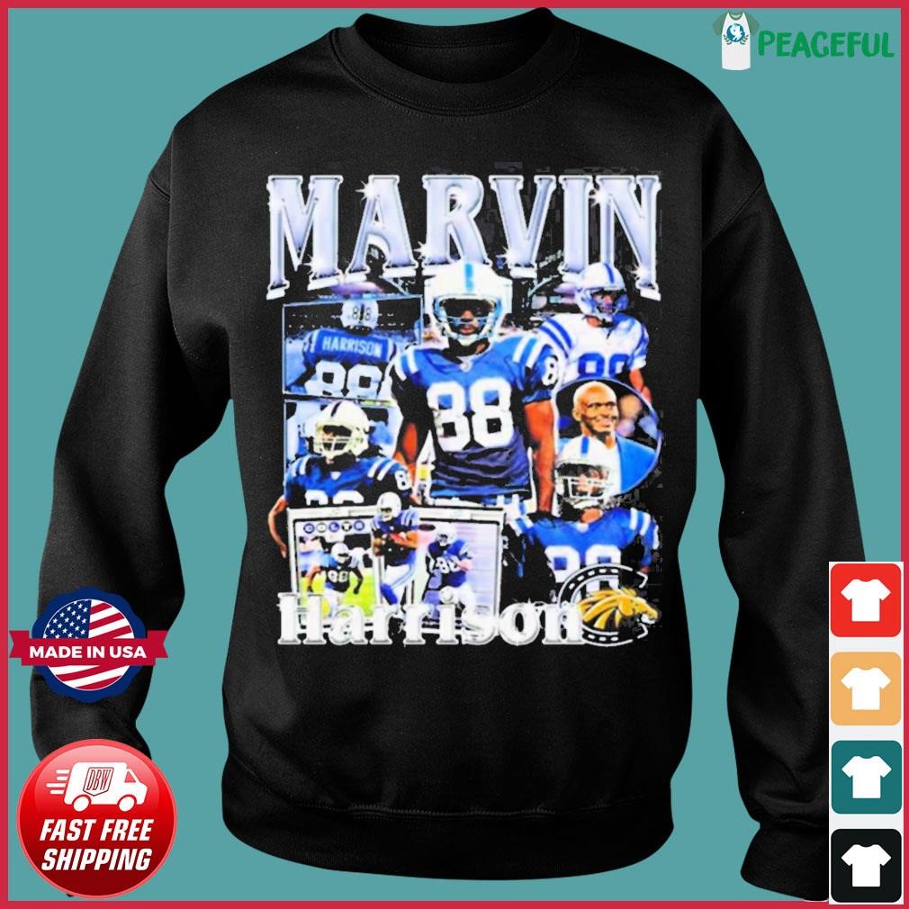 Official Marvin harrison indianapolis colts retro T-shirt, hoodie, tank  top, sweater and long sleeve t-shirt