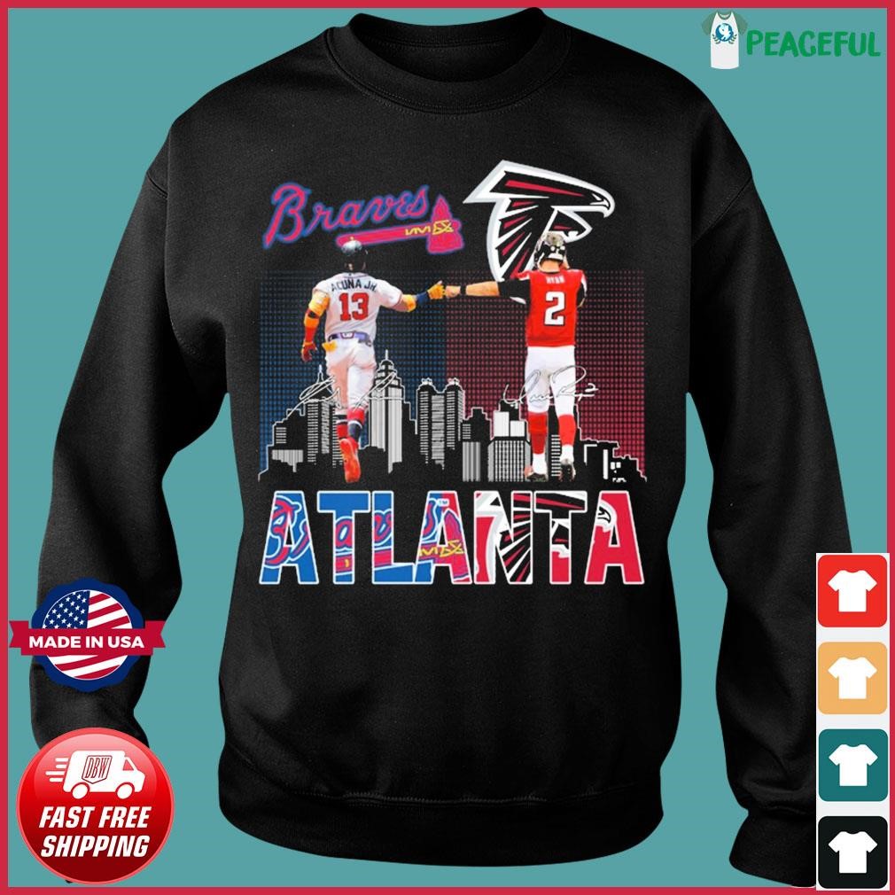 Official Matt Ryan Atlanta Falcons And Ronald Acuna Jr Atlanta Braves  Signatures Shirt, hoodie, sweater and long sleeve