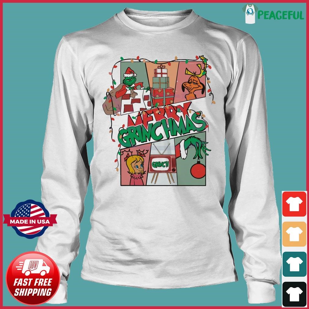 Grinchmas Sweatshirt Stanley Tumbler Grinch Shirt Retro Christmas