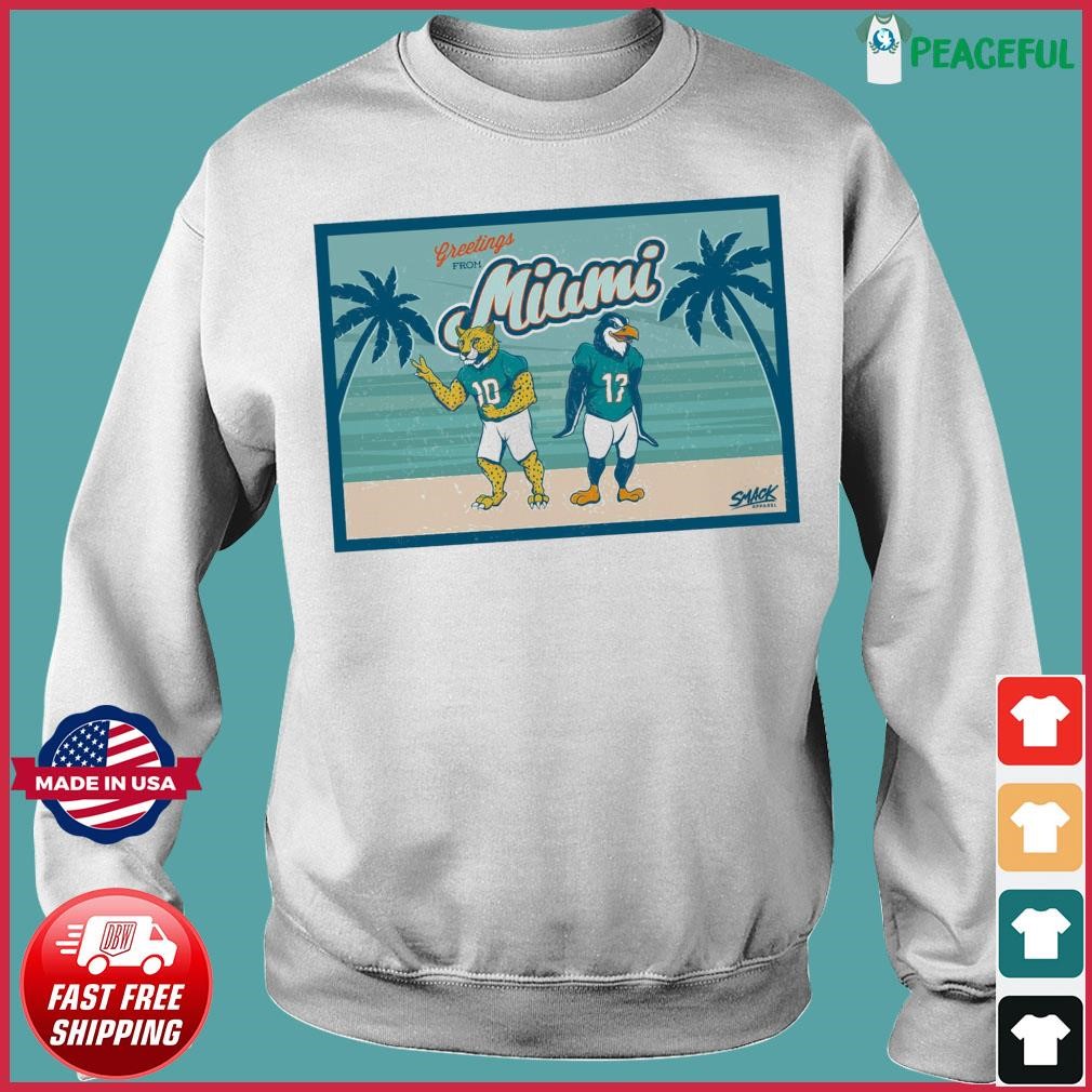 The cheetah and the Penguin Miami Dolphins shirt, hoodie, sweater, long  sleeve and tank top