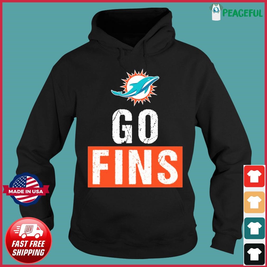 Go Fins Logo Miami Dolphins T-shirt, hoodie, sweater, long sleeve