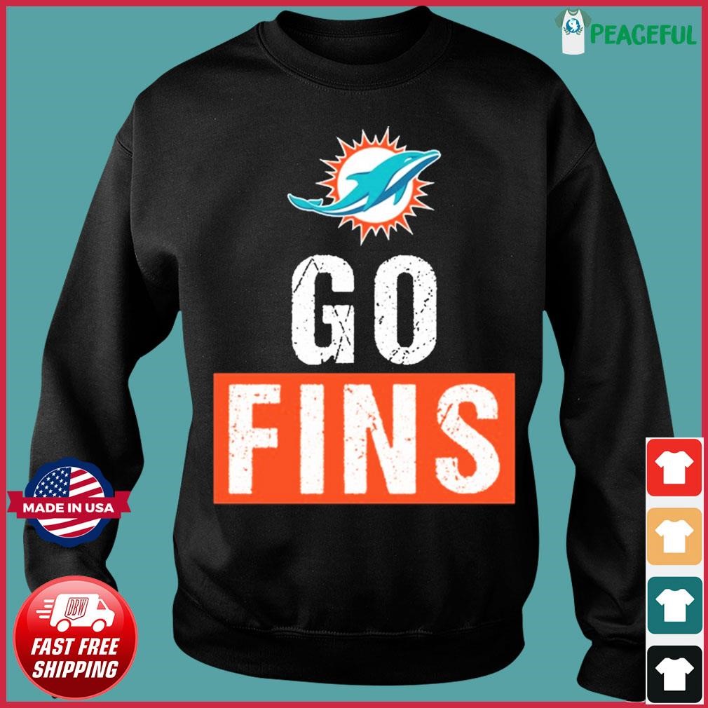 Go Fins Logo Miami Dolphins T-shirt, hoodie, sweater, long sleeve and tank  top