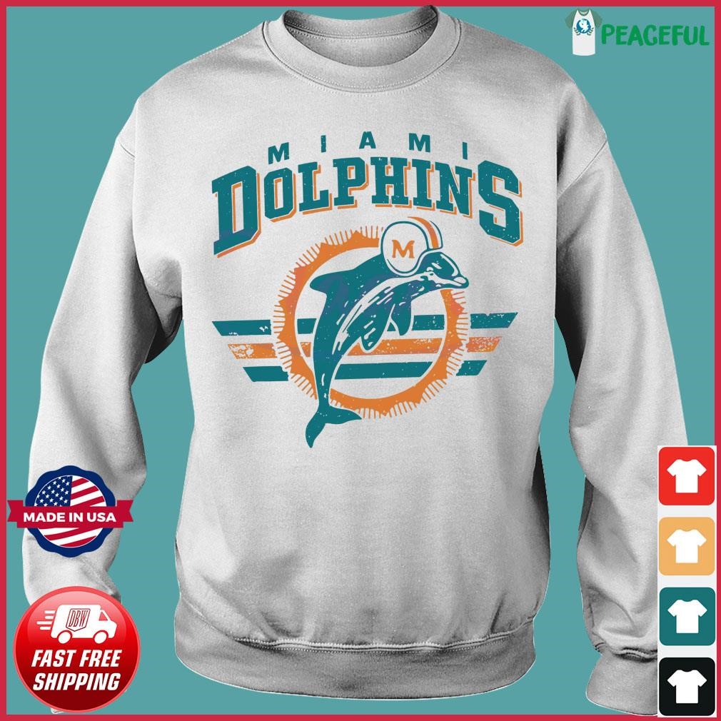 Retro Miami Dolphin Vintage Gift Fathers T-Shirt