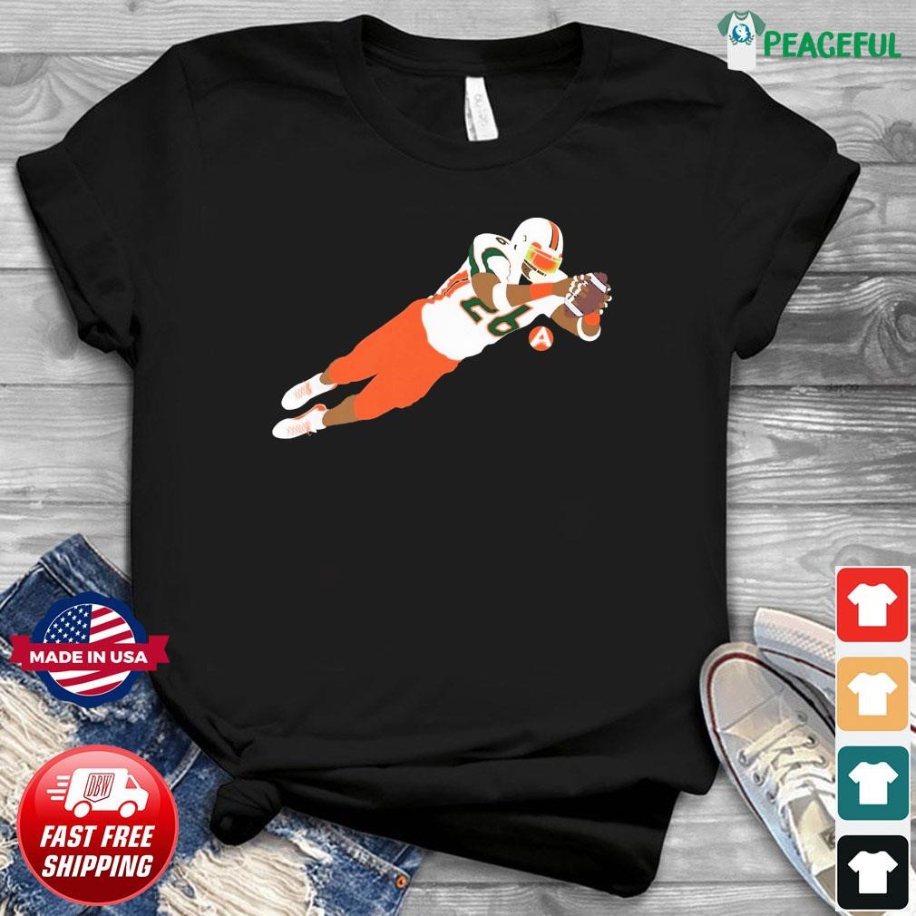 Shirts, Miami Hurricanes Sean Taylor Orange Jersey