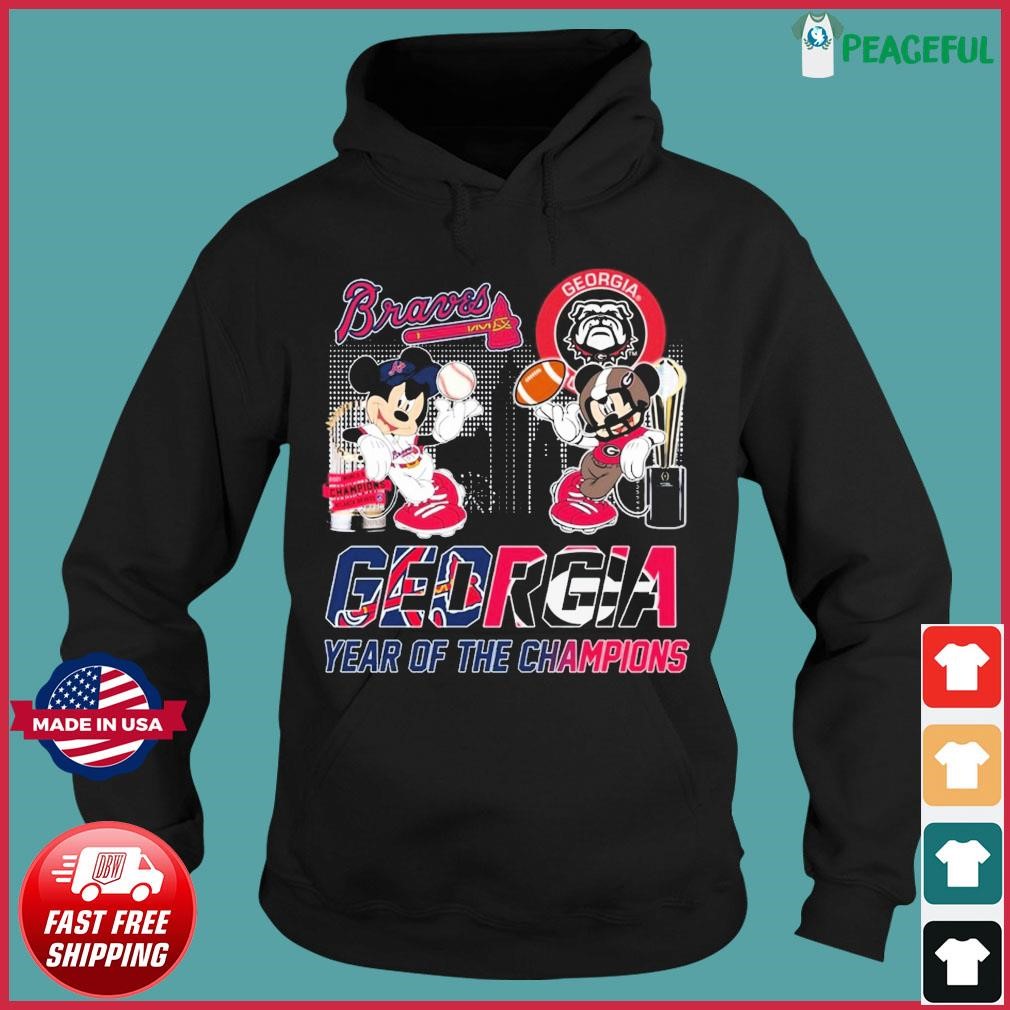Georgia Bulldogs And Atlanta Braves Year Of The Champions Shirt, hoodie,  sweater, long sleeve and tank top