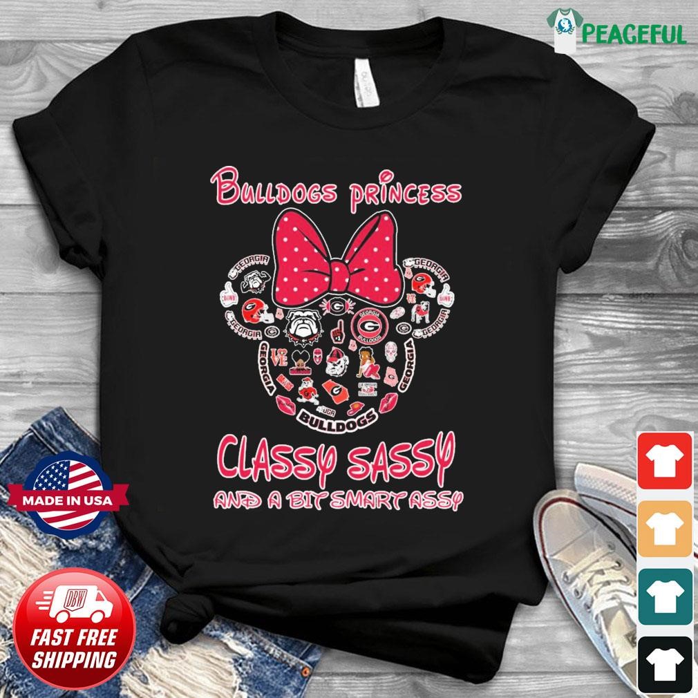 Georgia Bulldogs Shirt I Am A Disney Princess Unless Bulldogs