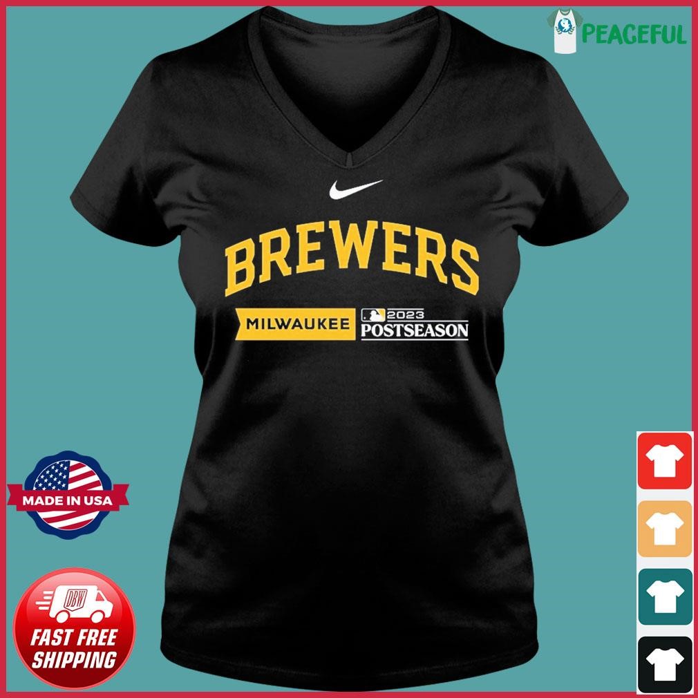 Milwaukee Brewers Nike Youth 2023 Postseason Authentic Collection Shirt,  hoodie, sweater, long sleeve and tank top