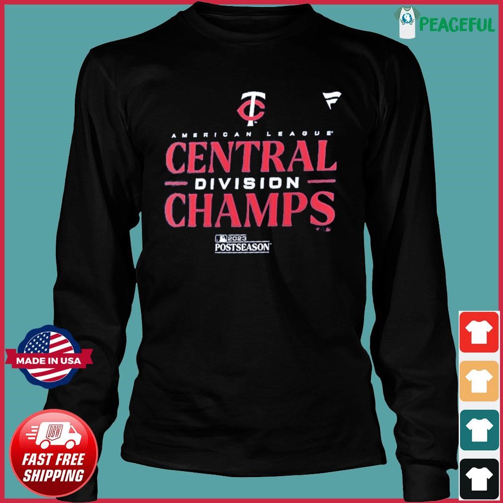 Minnesota Twins American League 2023 AL Central Division Champions shirt,  hoodie, sweater, long sleeve and tank top