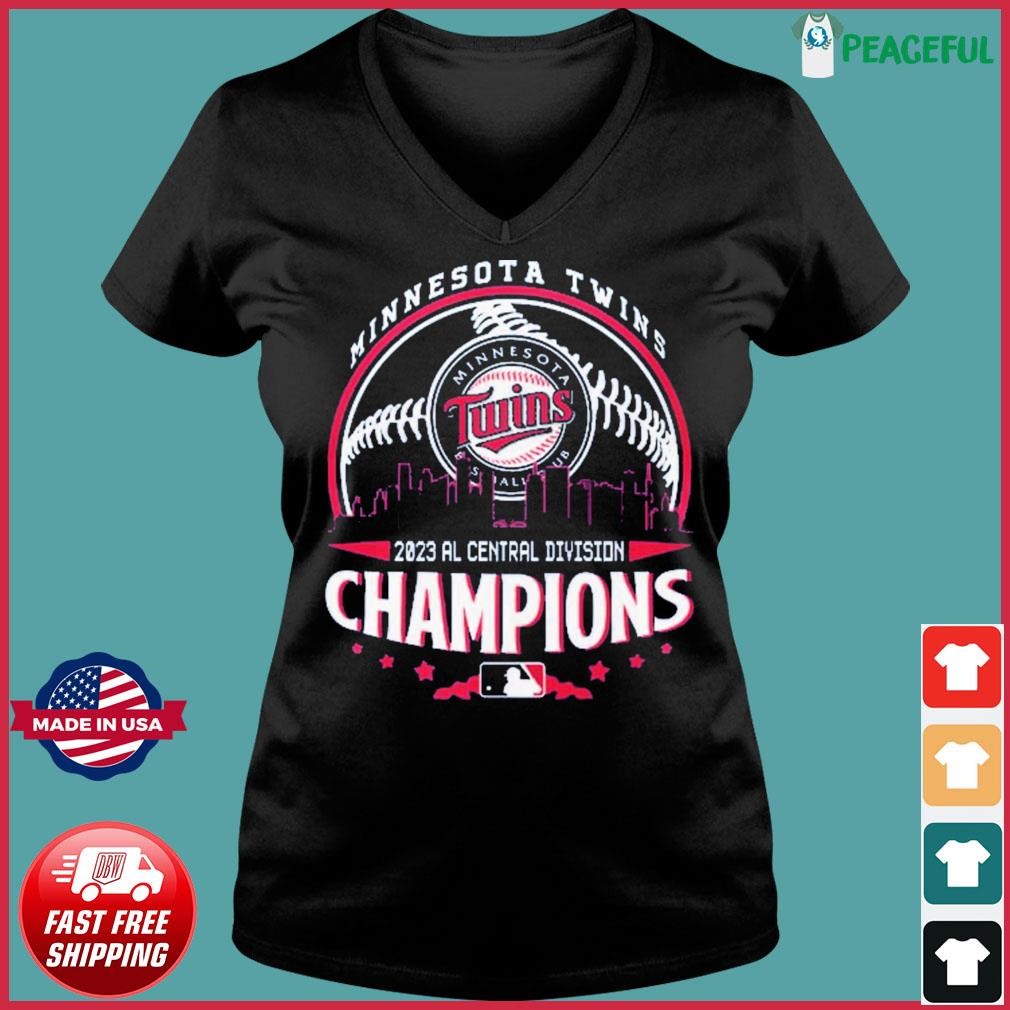 Skyline city 2023 AL Central Division Champions Minnesota Twins shirt -  Limotees