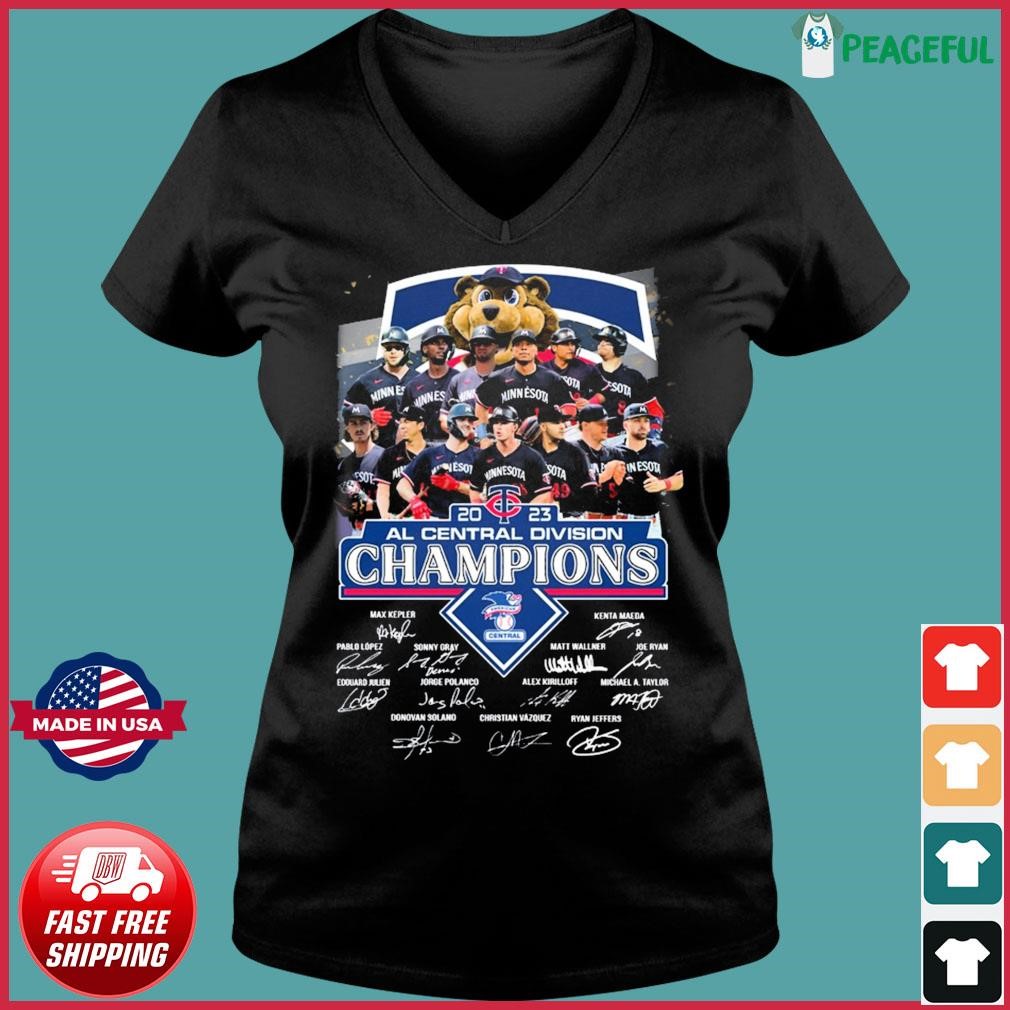 2023 Al Central Division Champions Minnesota Twins Shirt