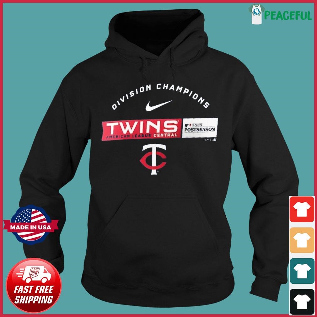 Official Minnesota Twins Nike 2023 AL Central Division Champions Shirt,  hoodie, sweater, long sleeve and tank top