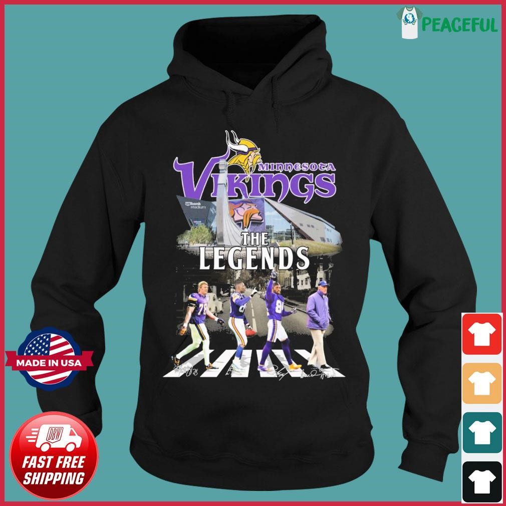 Funny The Minnesota Vikings 60th Anniversary 1961-2021 Signatures Shirt,  hoodie, sweater, longsleeve t-shirt