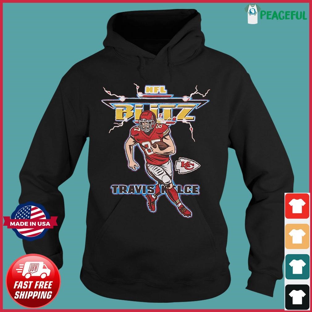 NFL Blitz Kansas City Chiefs Travis Kelce shirt, hoodie, sweater, long  sleeve and tank top