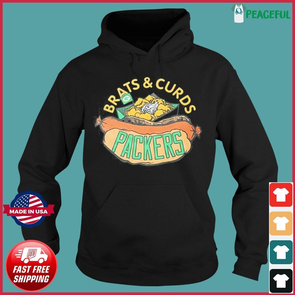 NFL Brats & Curds Flavortown Green Bay Packers Shirt, hoodie