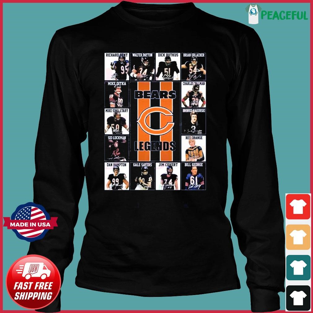 Funny chicago Bears Legends Sport Teams Signature Shirt, hoodie, sweater,  long sleeve and tank top