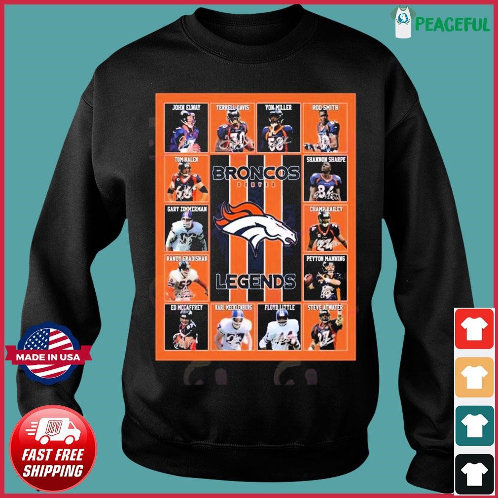 NFL Denver Broncos Legends Team Signatures Shirt, hoodie, sweater