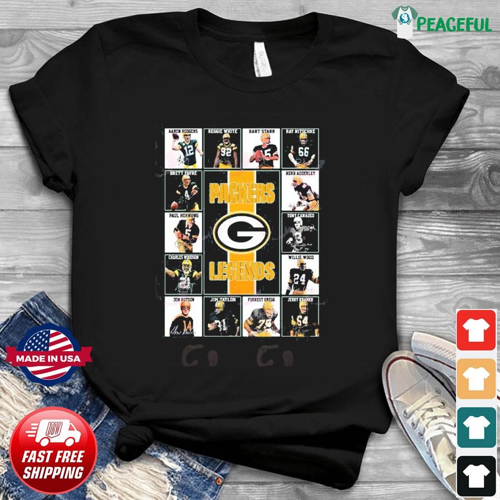 NFL Green Bay Packers Legends Team Signatures Shirt, hoodie, sweater, long  sleeve and tank top