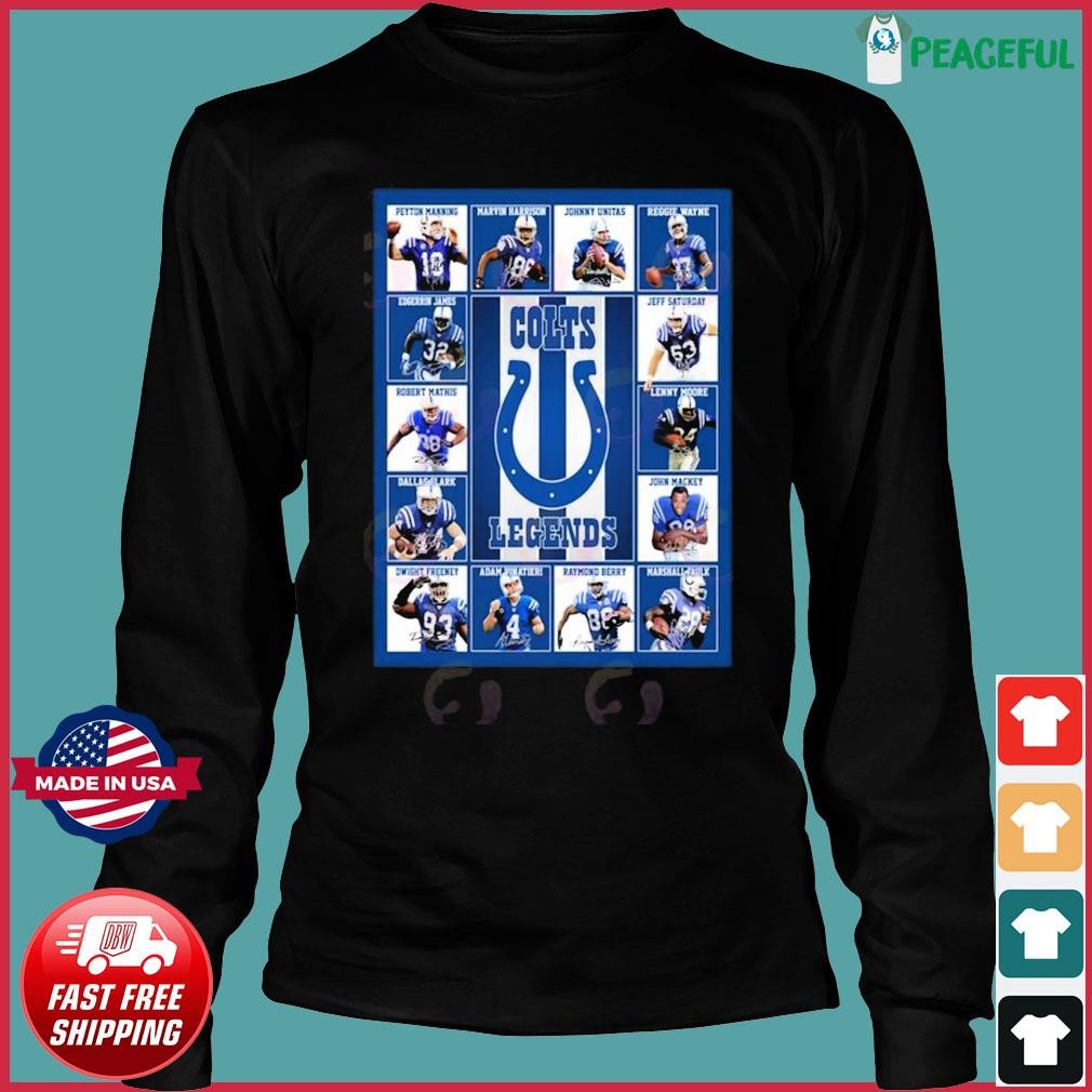 NFL Indianapolis Colts Legends Team Signatures Shirt, hoodie, sweater, long  sleeve and tank top