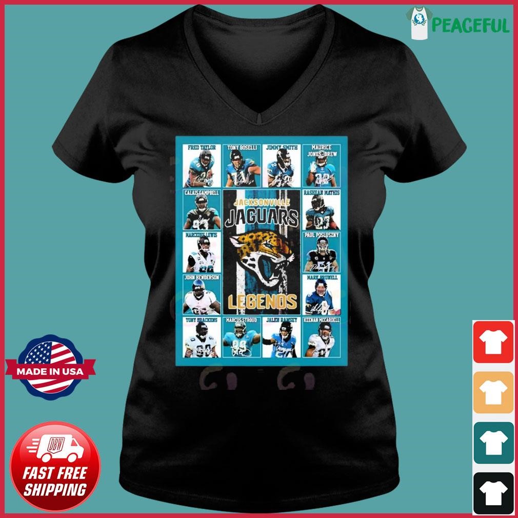 Jacksonville Jaguars NFL Team Apparel Women's Teal V-Neck Shirt